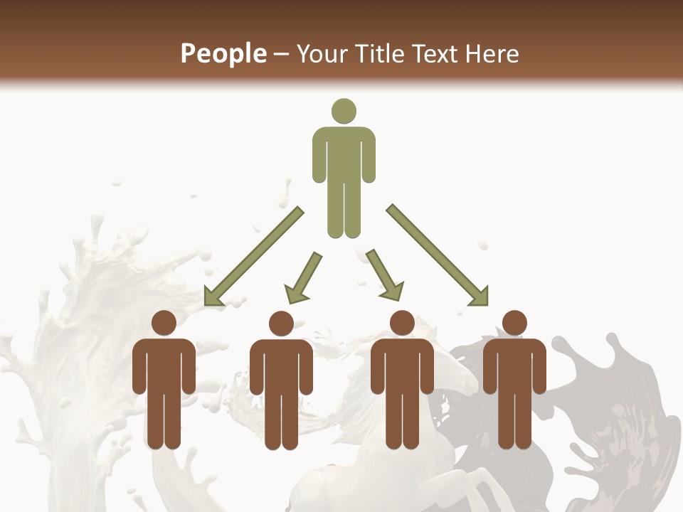 Cocoa White Cream PowerPoint Template