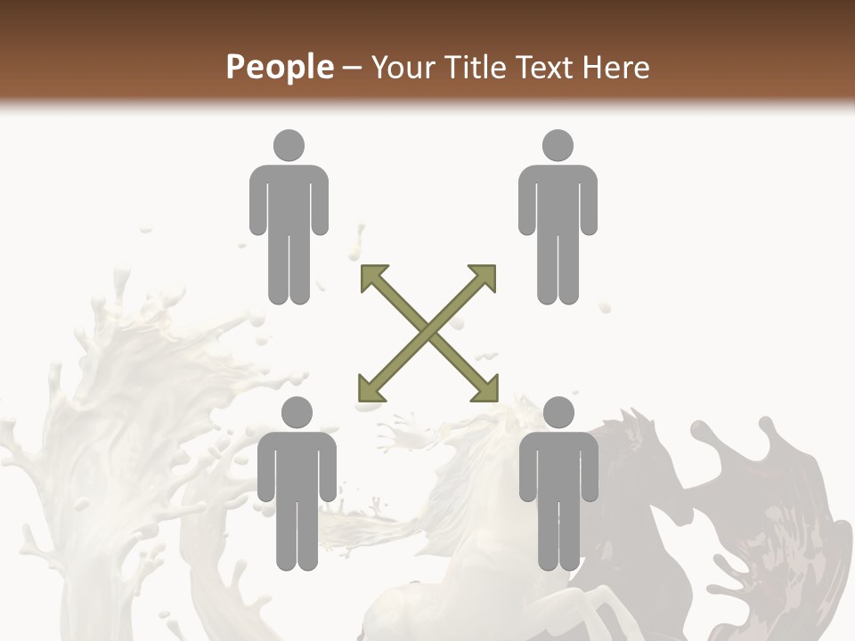 Cocoa White Cream PowerPoint Template