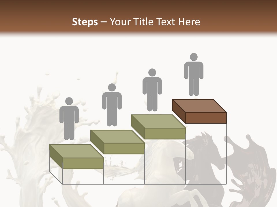 Cocoa White Cream PowerPoint Template