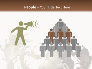 Cocoa White Cream PowerPoint Template
