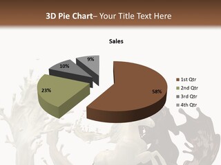 Cocoa White Cream PowerPoint Template