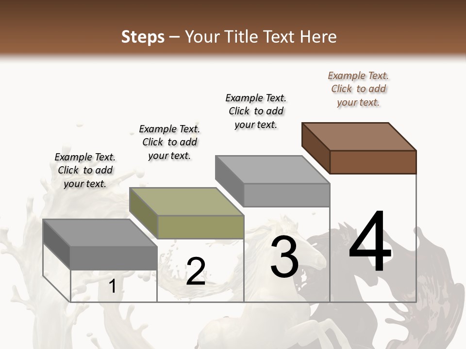 Cocoa White Cream PowerPoint Template