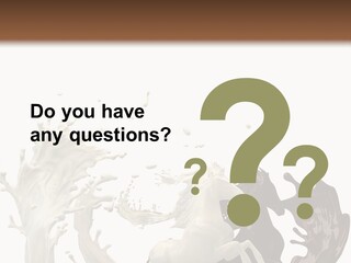 Cocoa White Cream PowerPoint Template