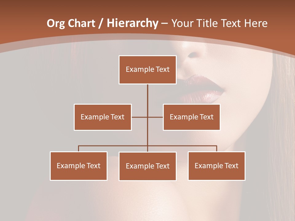 Romantic Bright Brunette PowerPoint Template