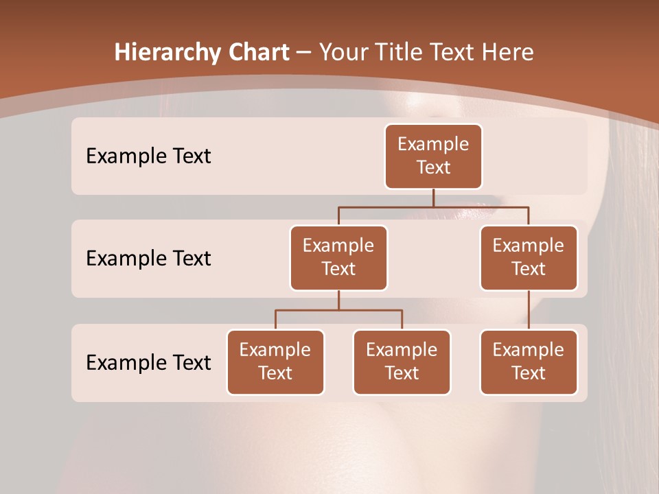 Romantic Bright Brunette PowerPoint Template