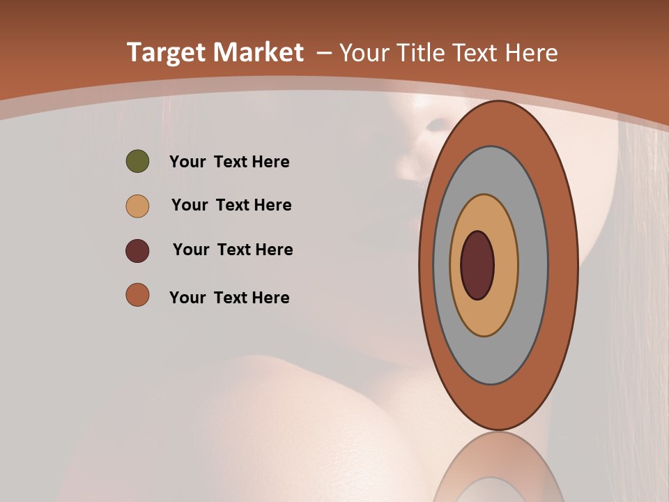 Romantic Bright Brunette PowerPoint Template