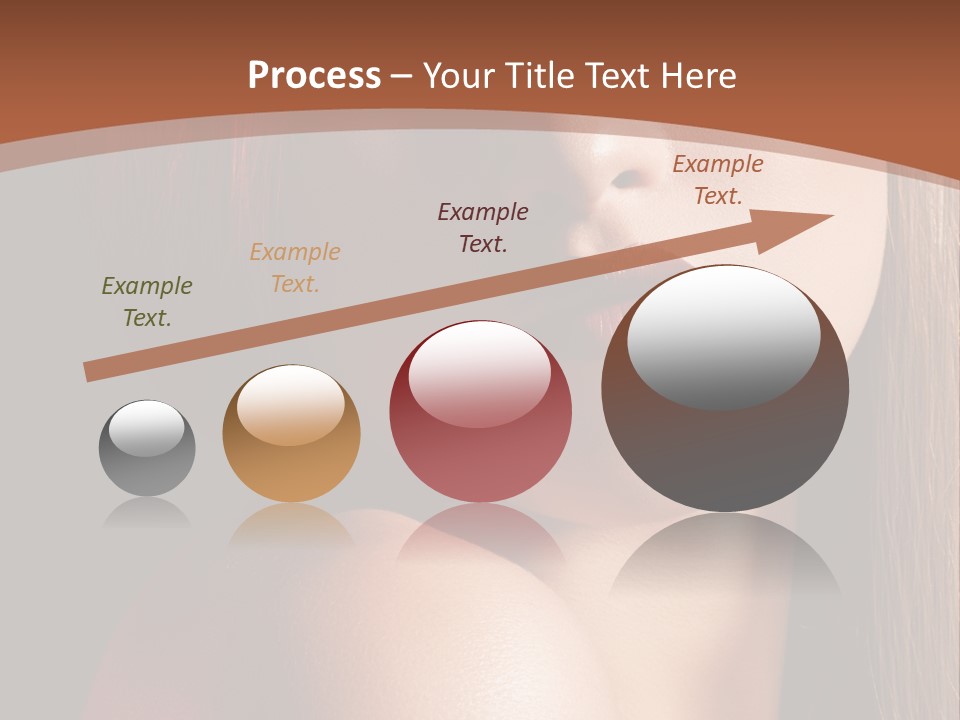 Romantic Bright Brunette PowerPoint Template