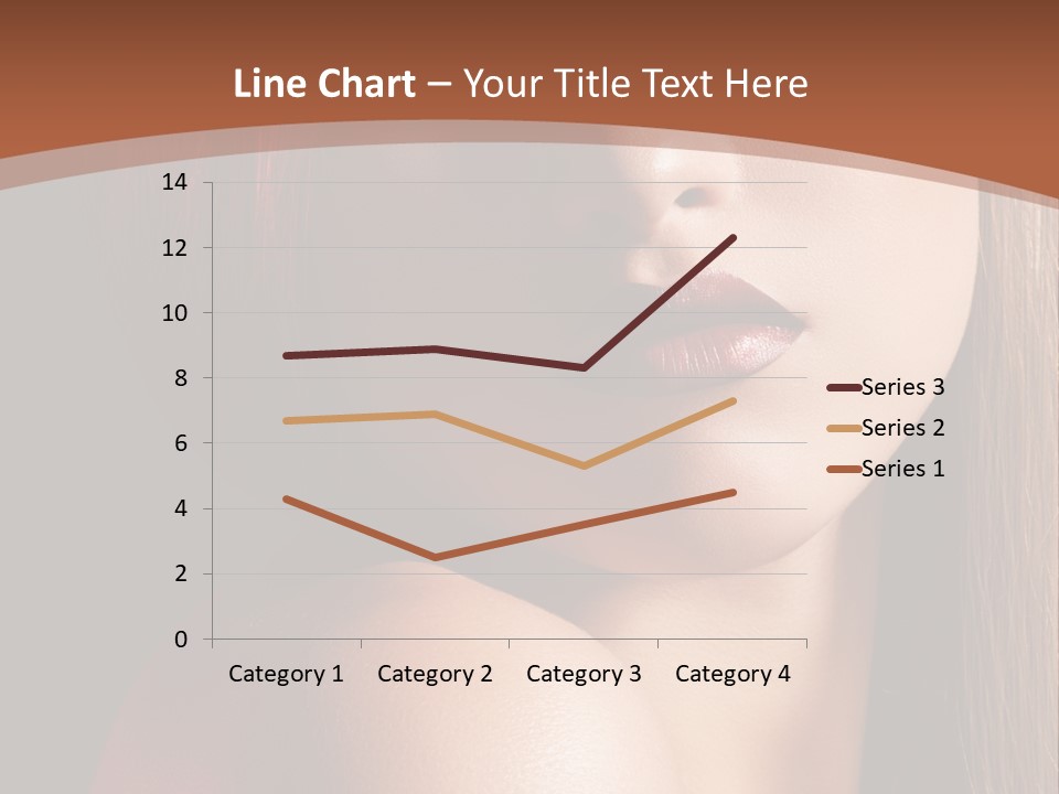 Romantic Bright Brunette PowerPoint Template