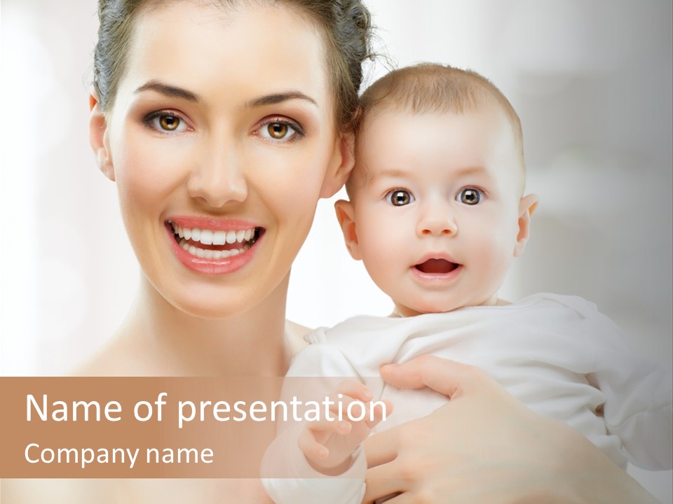 Baby Pretty Wonder PowerPoint Template