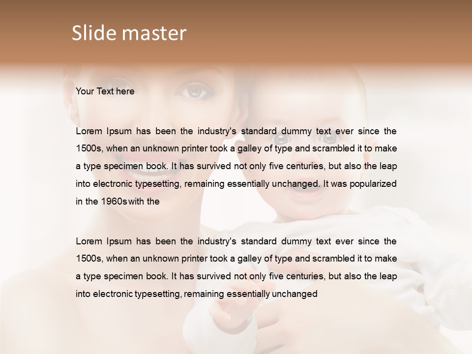 Baby Pretty Wonder PowerPoint Template