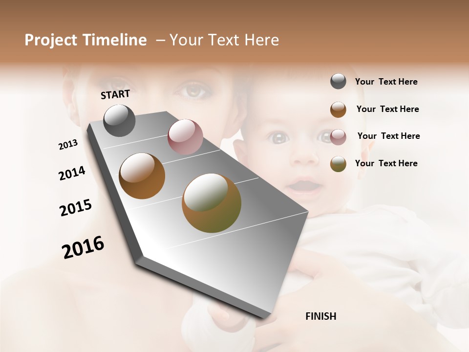 Baby Pretty Wonder PowerPoint Template