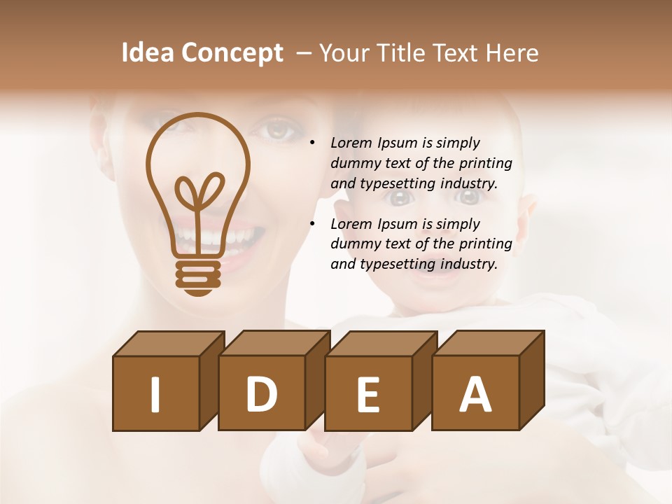 Baby Pretty Wonder PowerPoint Template