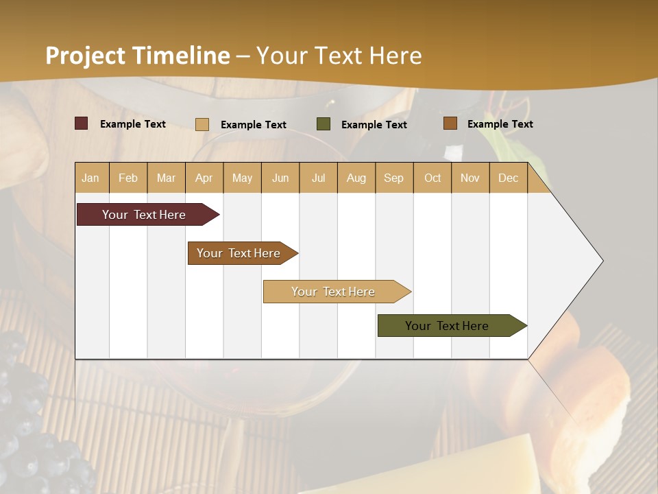 Cluster Slice Winery PowerPoint Template