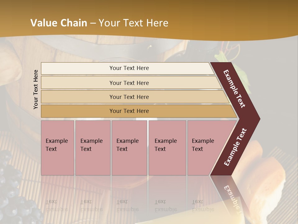 Cluster Slice Winery PowerPoint Template