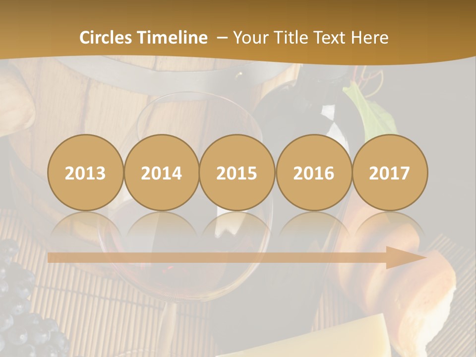 Cluster Slice Winery PowerPoint Template