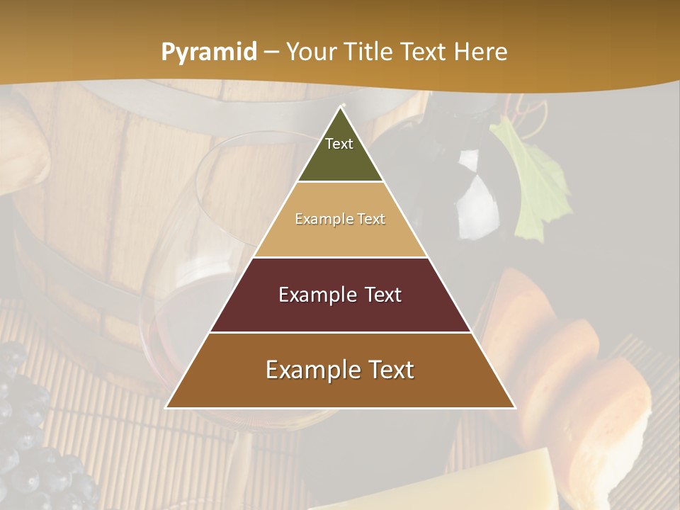 Cluster Slice Winery PowerPoint Template