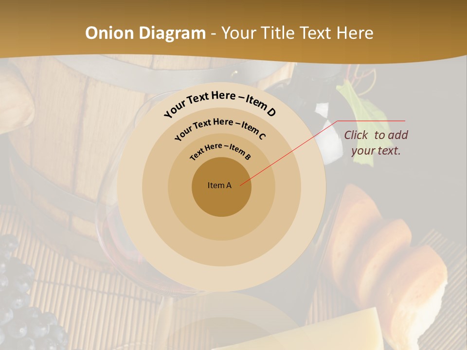 Cluster Slice Winery PowerPoint Template