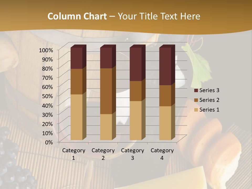 Cluster Slice Winery PowerPoint Template