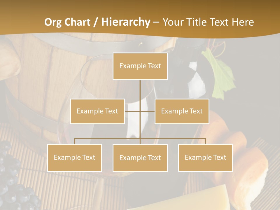 Cluster Slice Winery PowerPoint Template