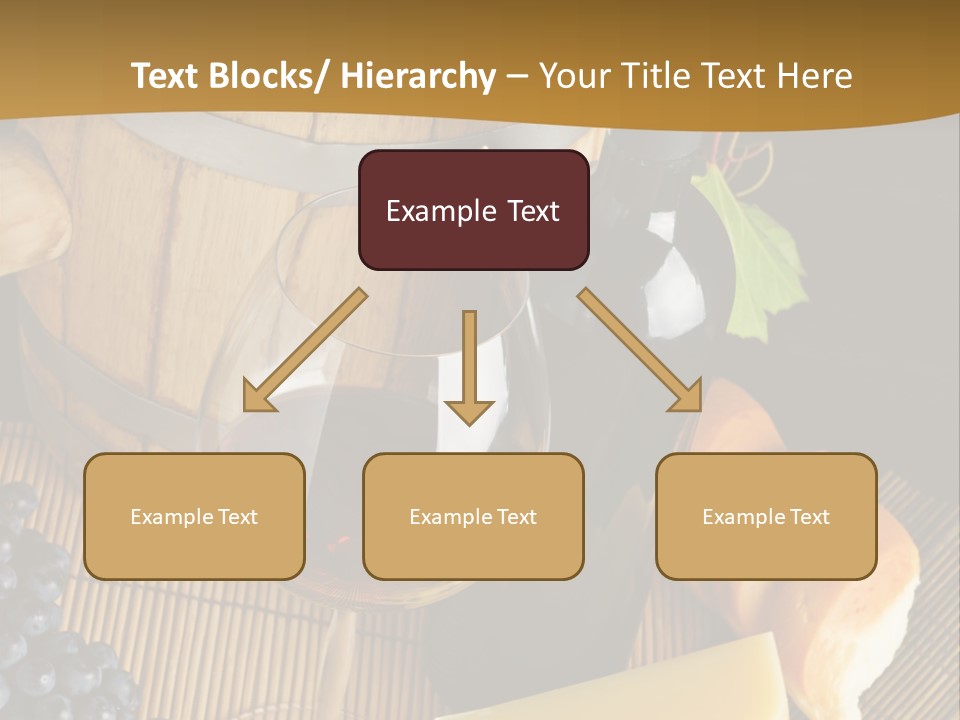 Cluster Slice Winery PowerPoint Template