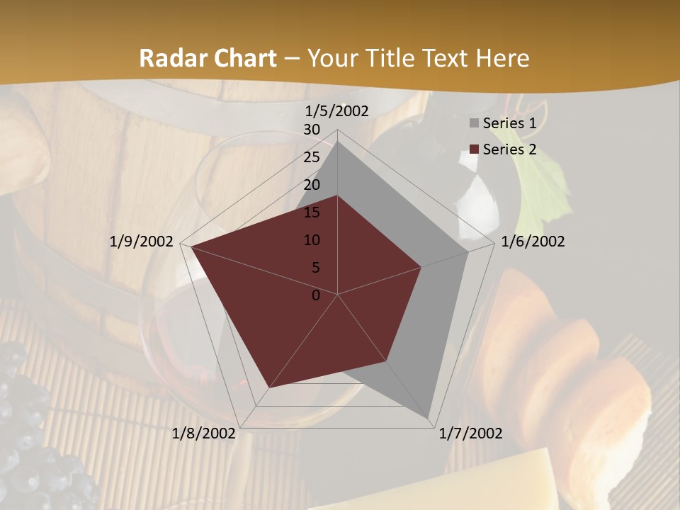 Cluster Slice Winery PowerPoint Template