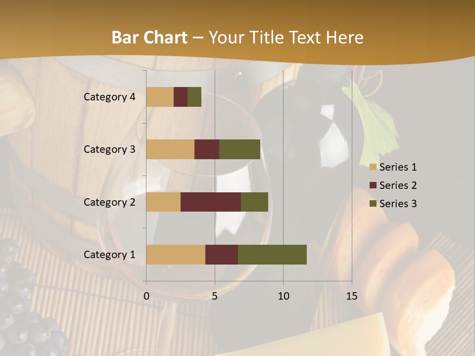 Cluster Slice Winery PowerPoint Template
