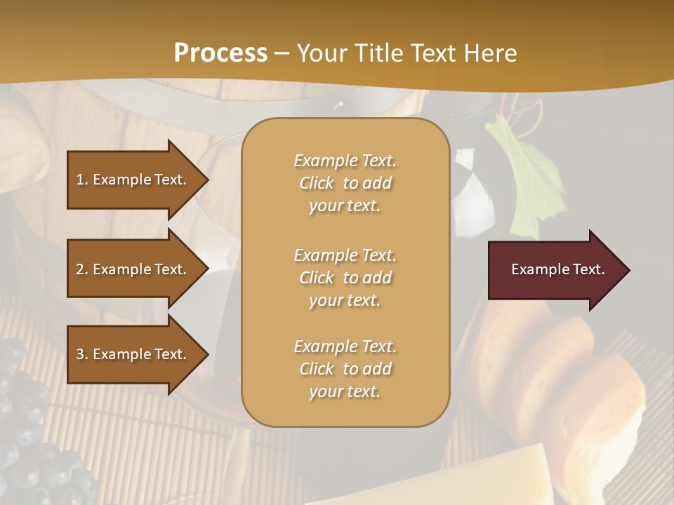 Cluster Slice Winery PowerPoint Template