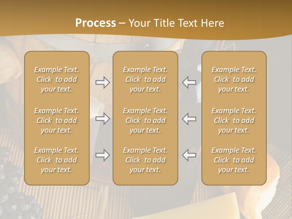 Cluster Slice Winery PowerPoint Template