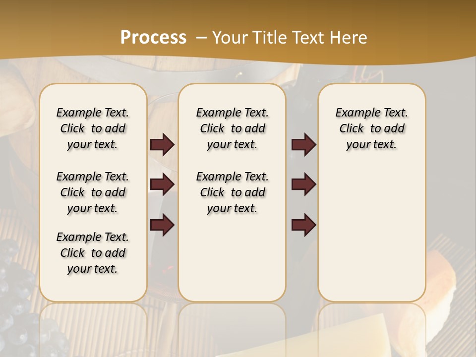 Cluster Slice Winery PowerPoint Template