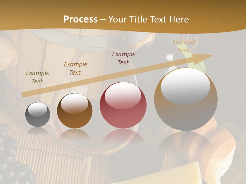 Cluster Slice Winery PowerPoint Template