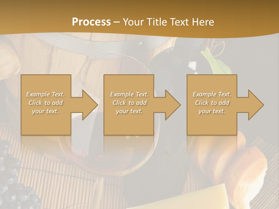 Cluster Slice Winery PowerPoint Template