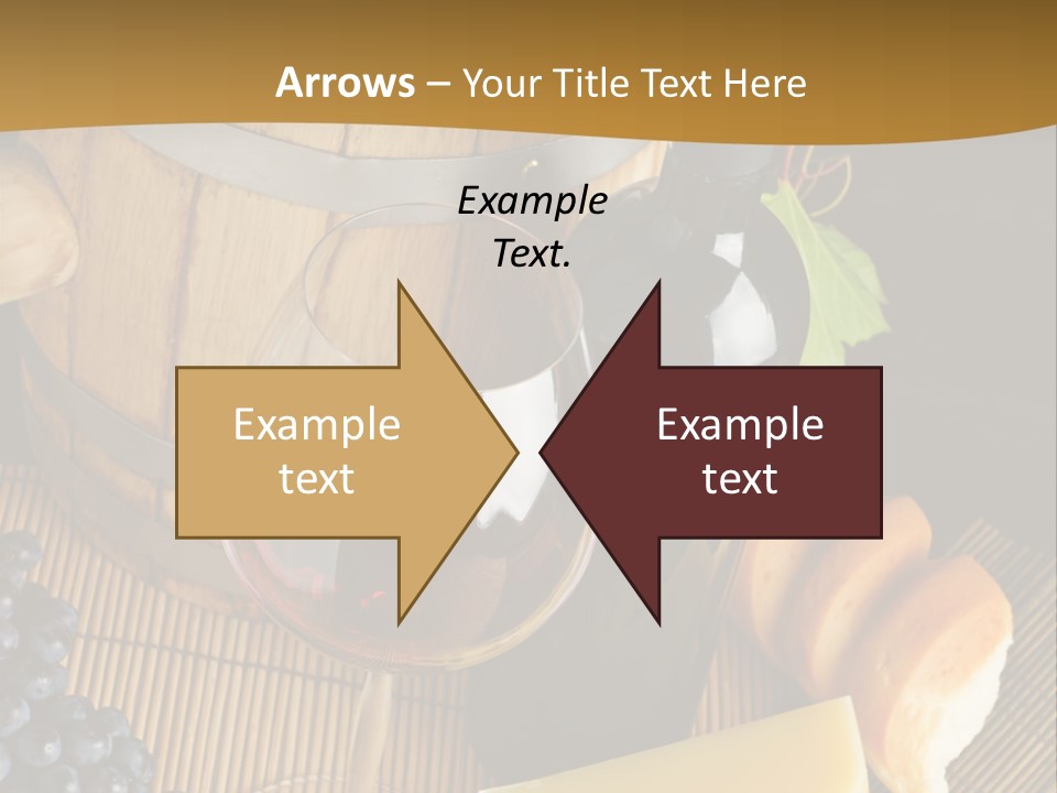 Cluster Slice Winery PowerPoint Template