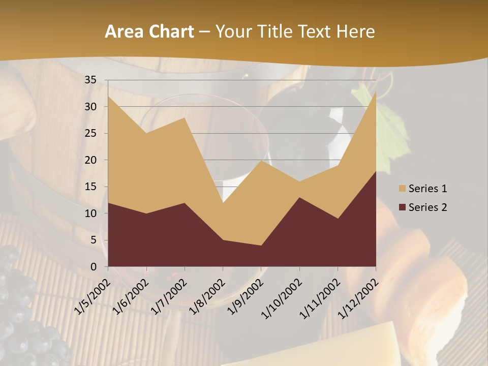 Cluster Slice Winery PowerPoint Template