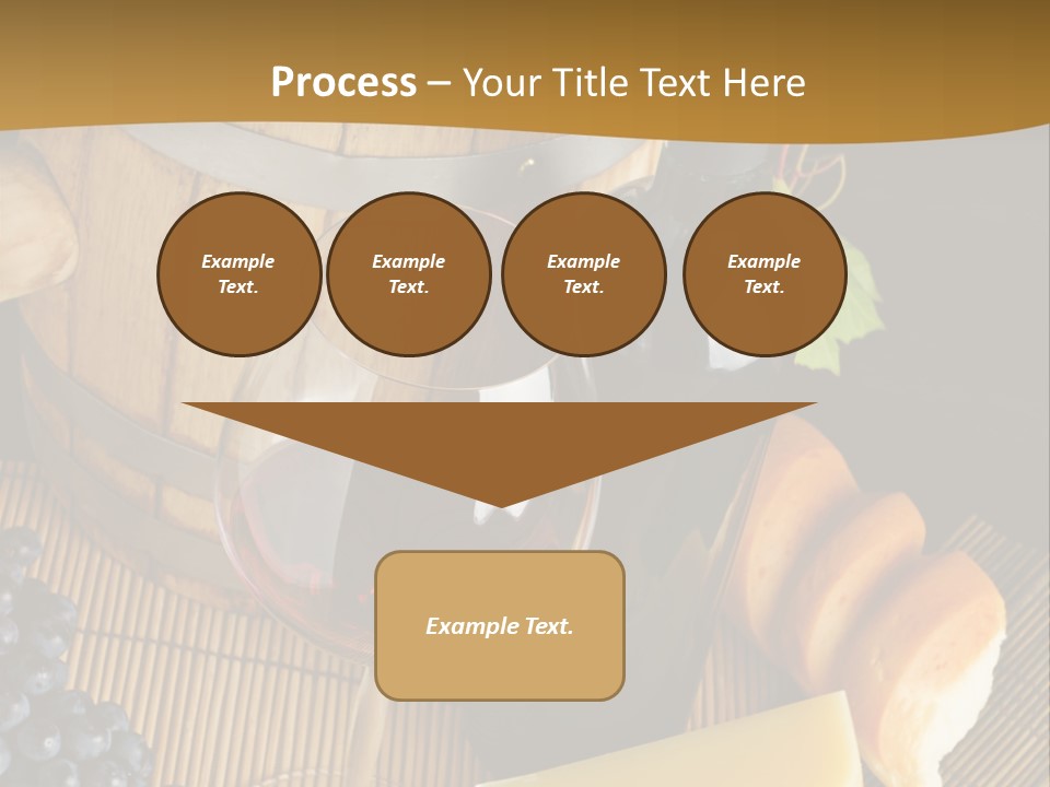 Cluster Slice Winery PowerPoint Template