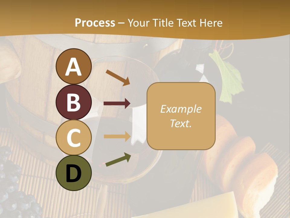 Cluster Slice Winery PowerPoint Template