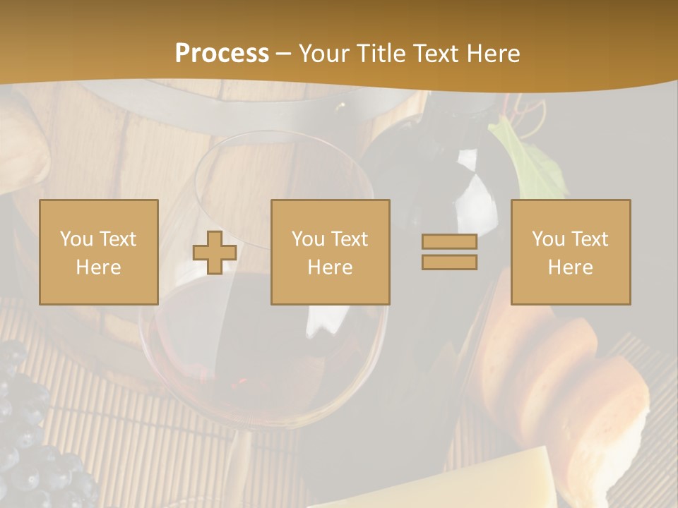 Cluster Slice Winery PowerPoint Template