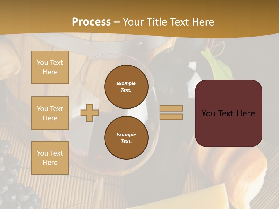 Cluster Slice Winery PowerPoint Template