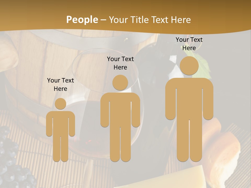 Cluster Slice Winery PowerPoint Template