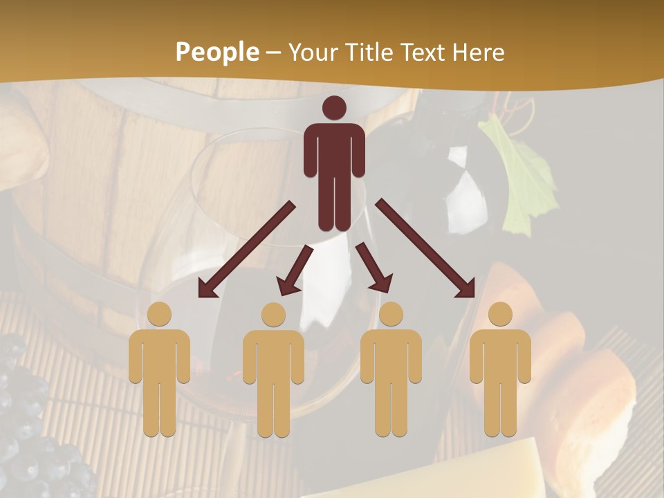 Cluster Slice Winery PowerPoint Template