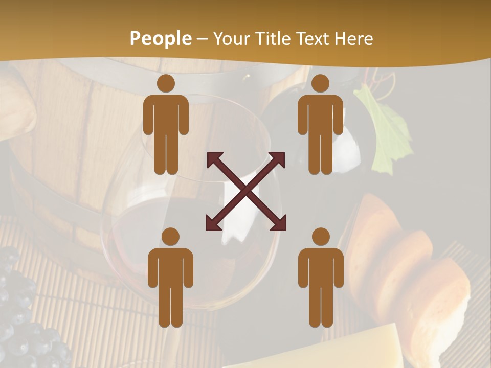 Cluster Slice Winery PowerPoint Template