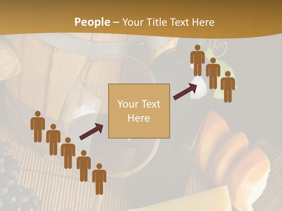 Cluster Slice Winery PowerPoint Template