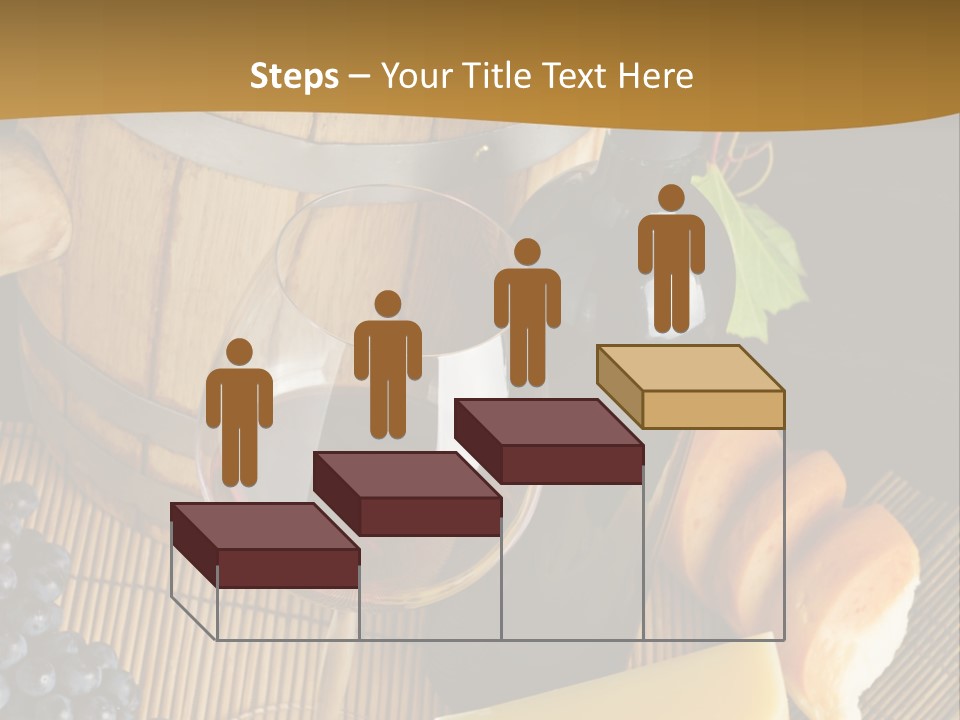 Cluster Slice Winery PowerPoint Template