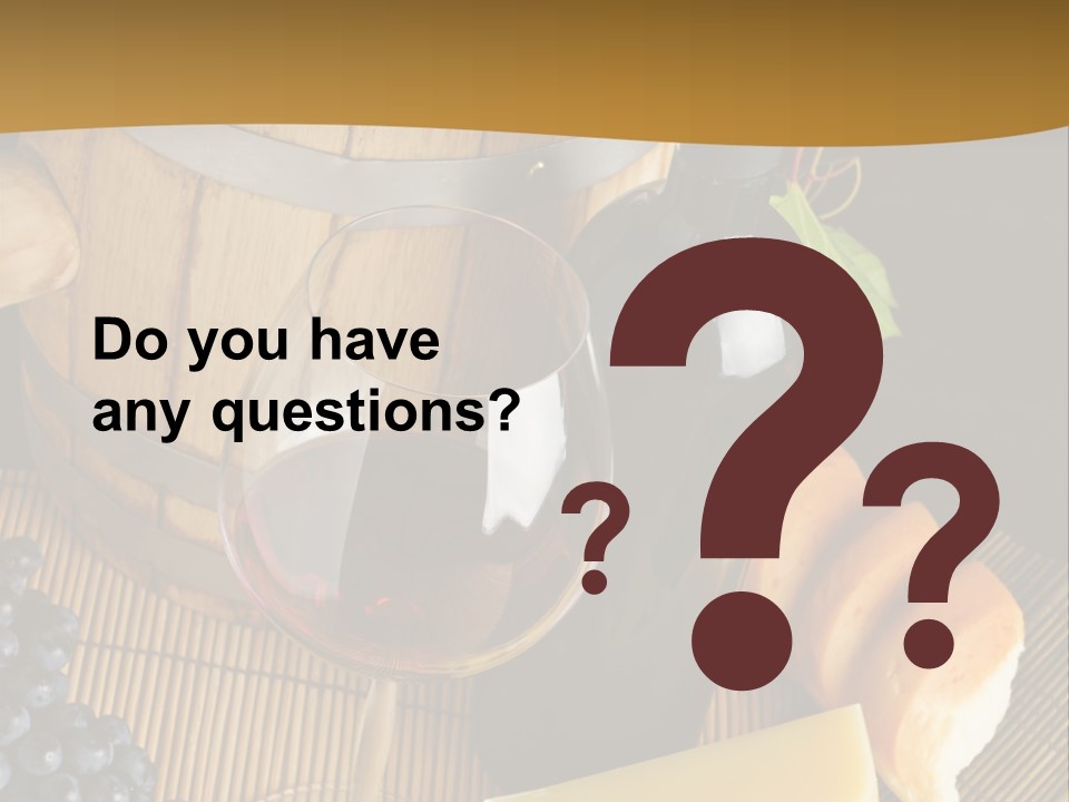 Cluster Slice Winery PowerPoint Template