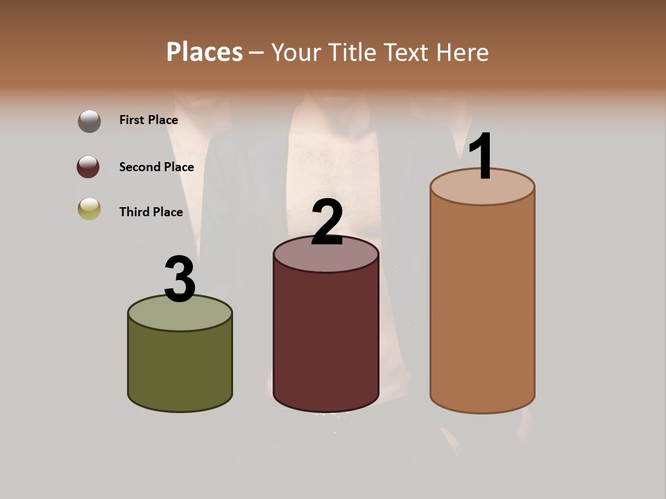 Fashion Boy Student PowerPoint Template