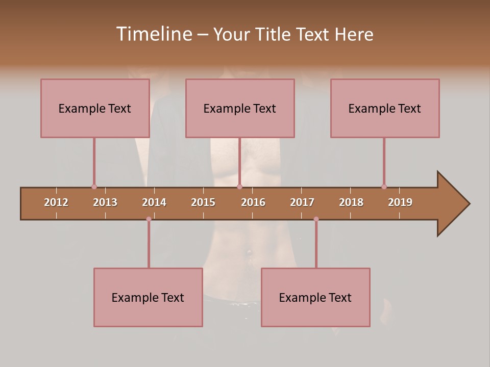 Fashion Boy Student PowerPoint Template