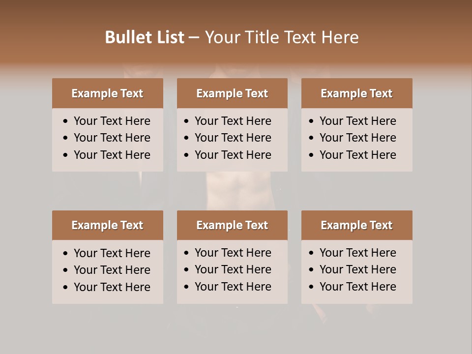 Fashion Boy Student PowerPoint Template