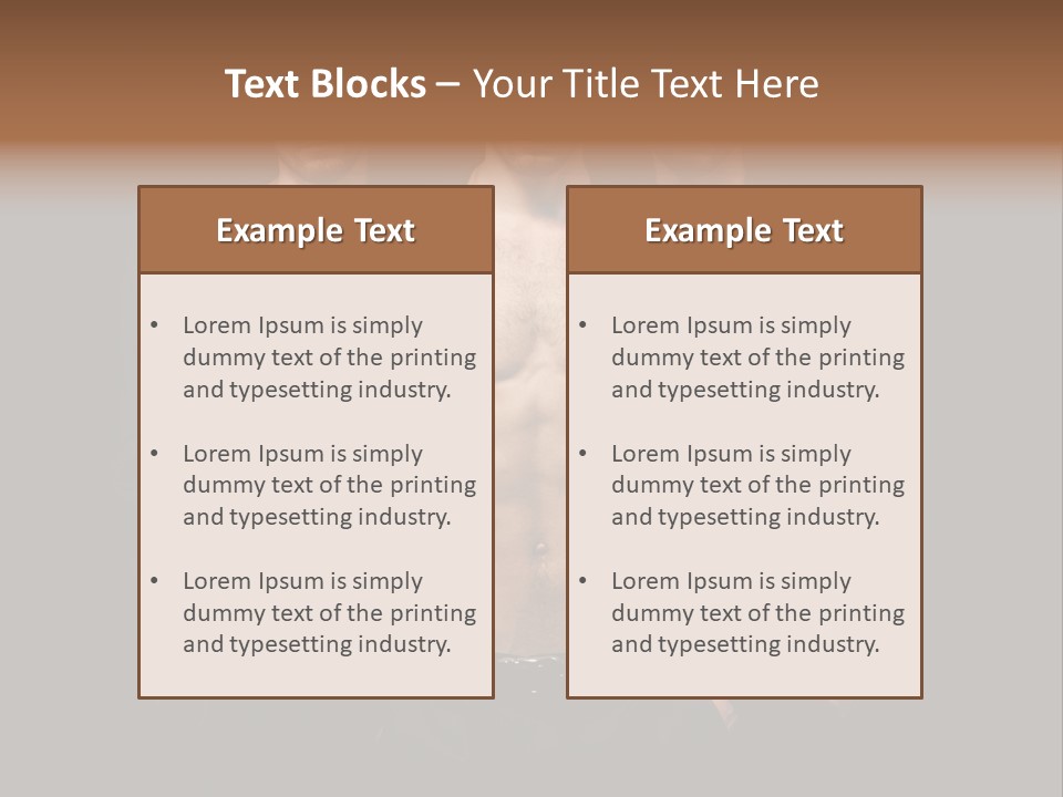 Fashion Boy Student PowerPoint Template