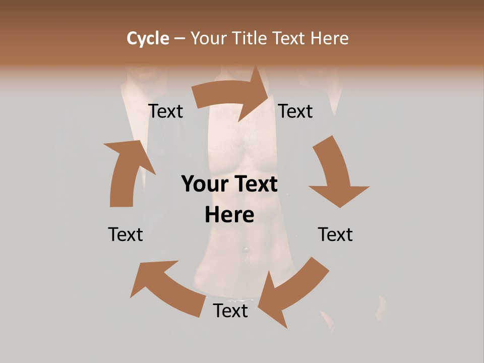 Fashion Boy Student PowerPoint Template