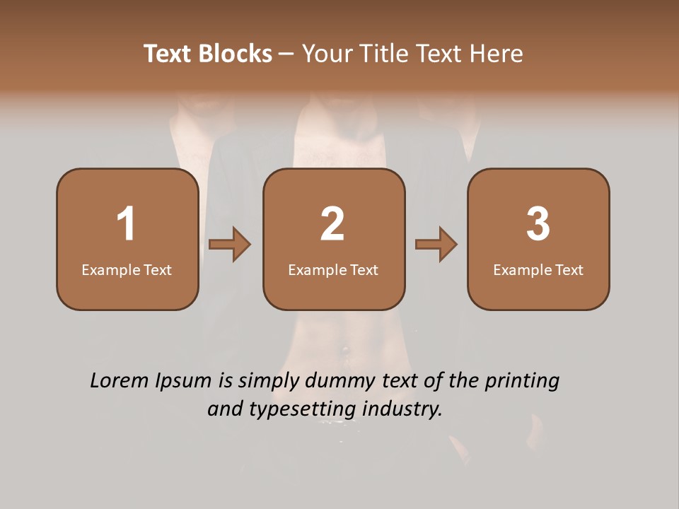 Fashion Boy Student PowerPoint Template