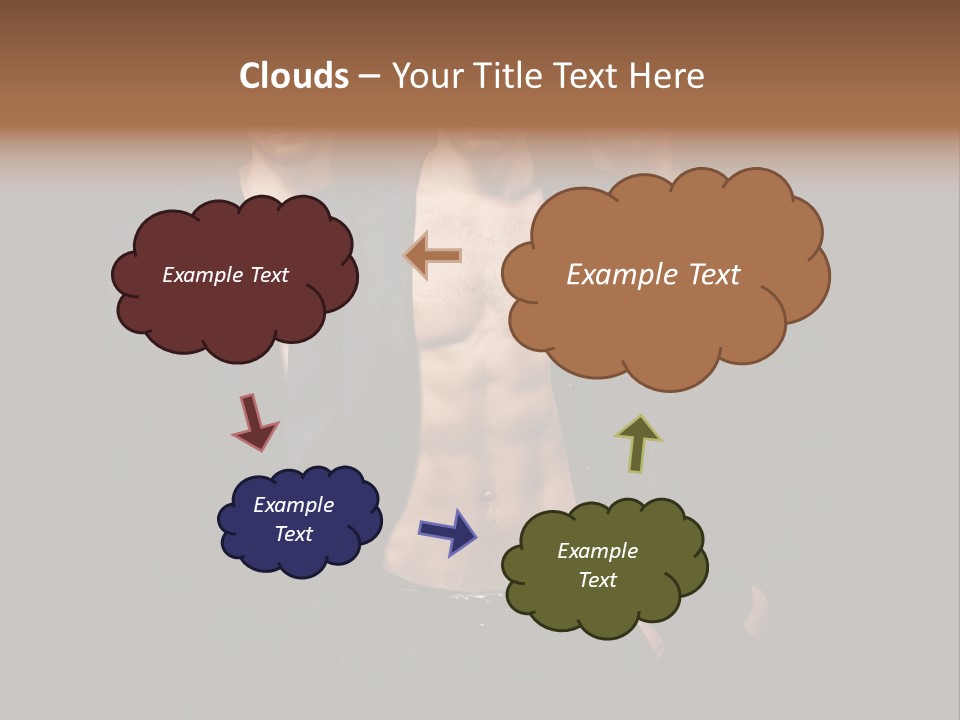 Fashion Boy Student PowerPoint Template